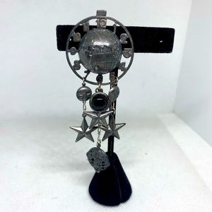 World Clock Brooch